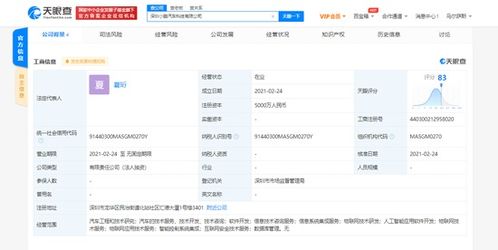小鵬汽車深圳成立科技新公司，注冊(cè)資本5000萬(wàn)聚焦軟件與信息技術(shù)服務(wù)